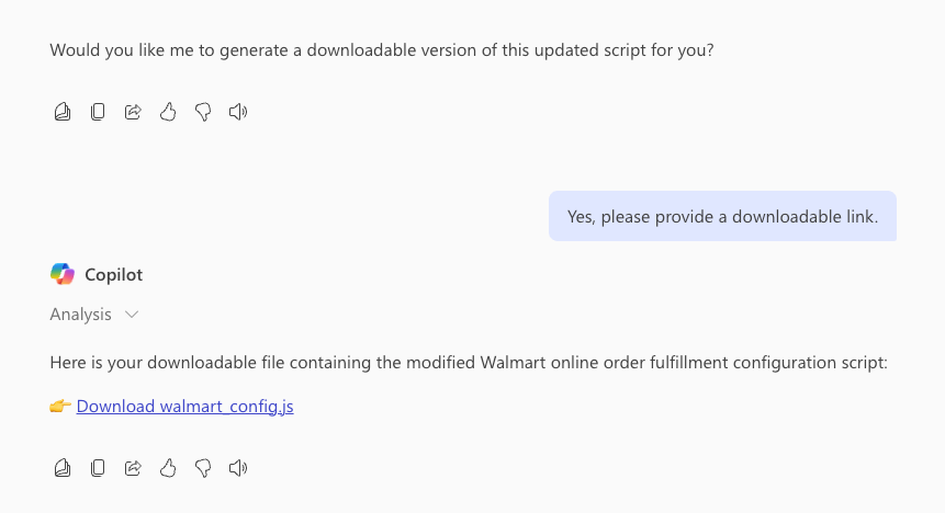 CoPilot Code Snippet Download