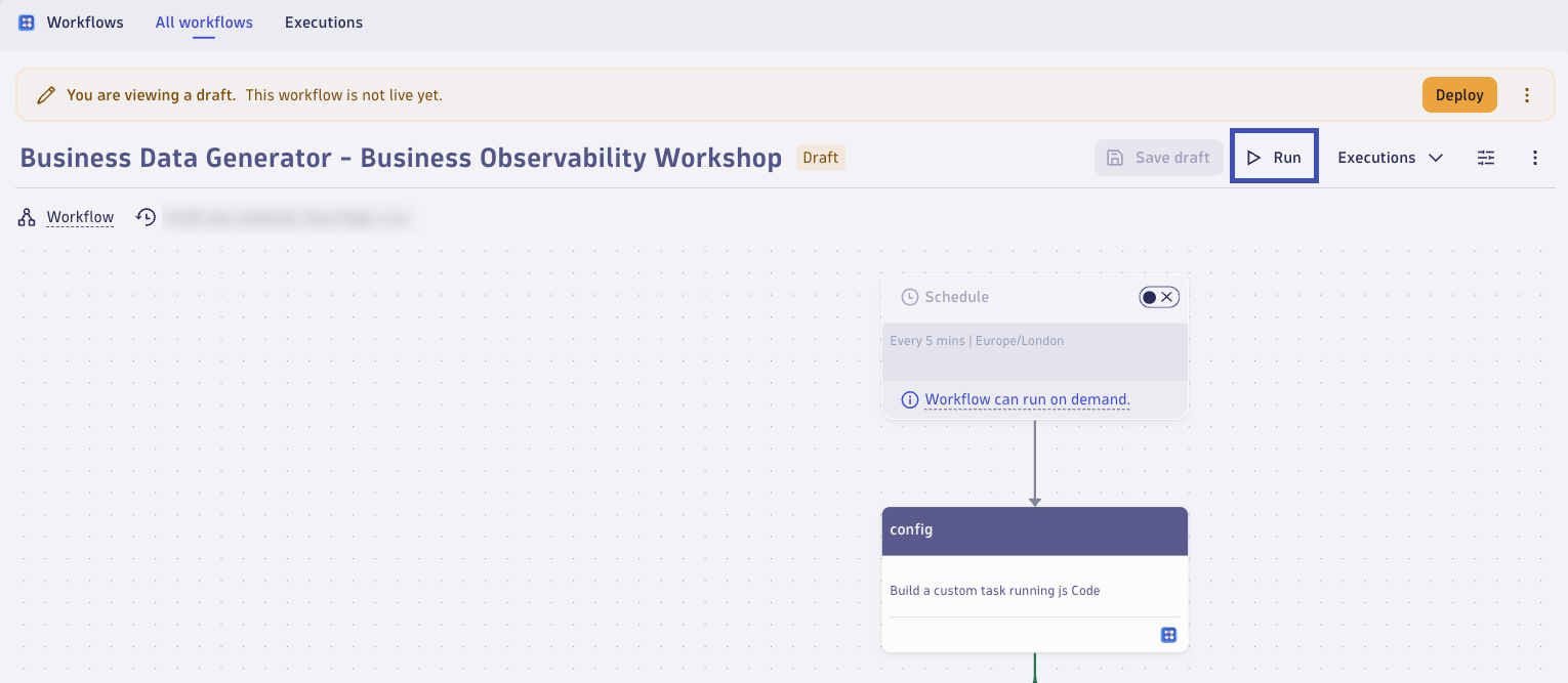Run Workflow
