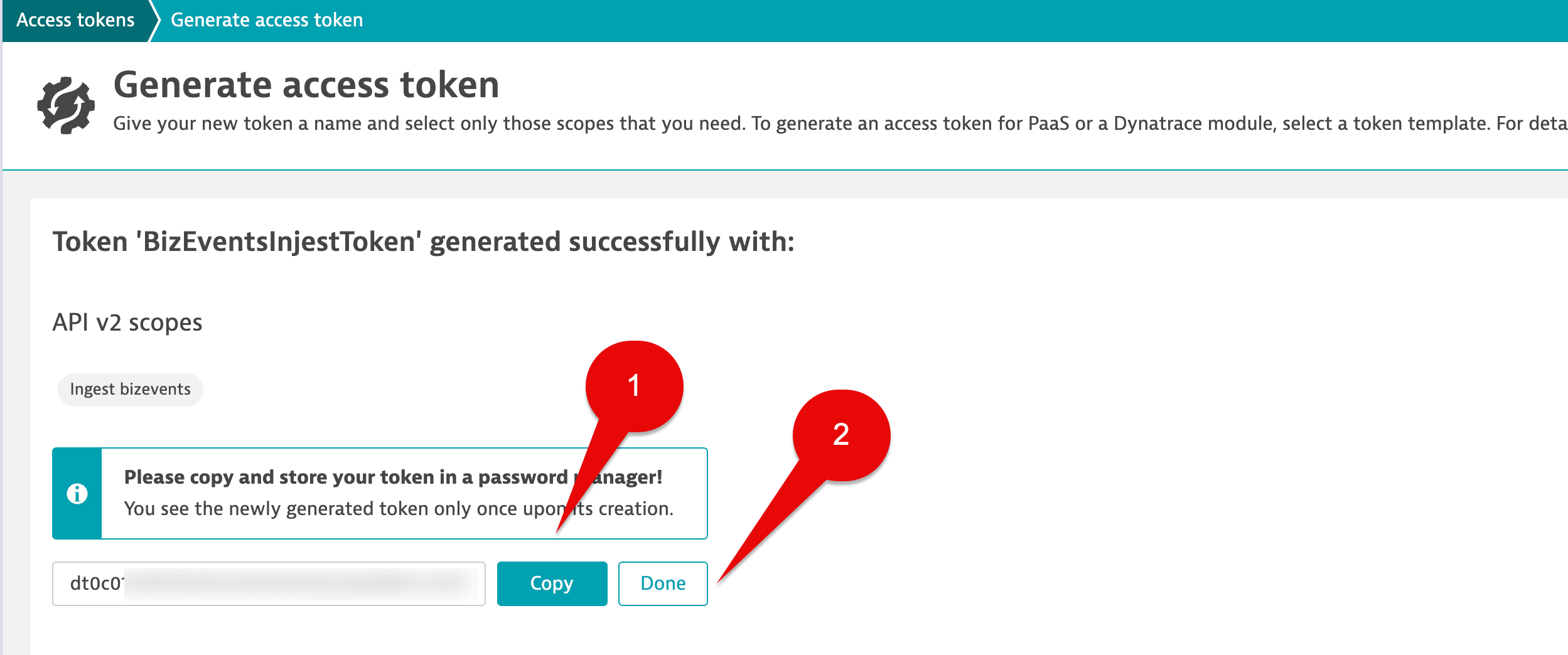 Biz Events Token 3
