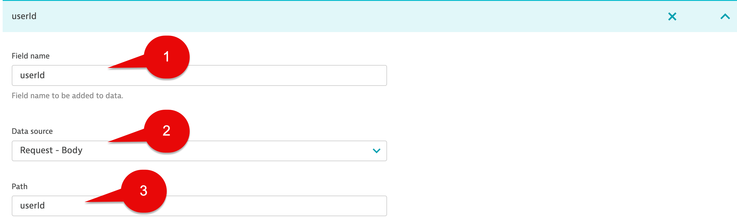 Event Data userId