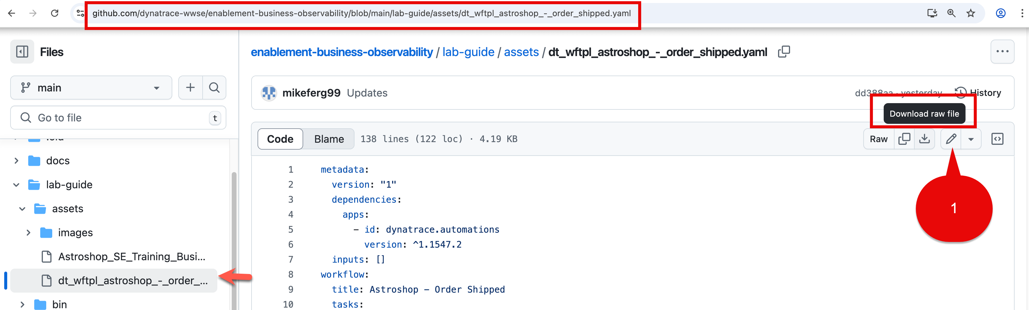 Astroshop - Order Shipped - Github Download