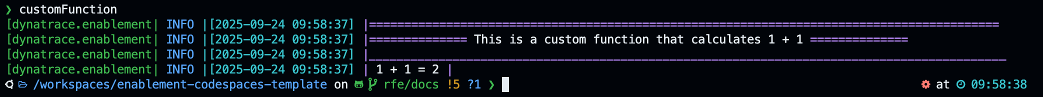 custom function
