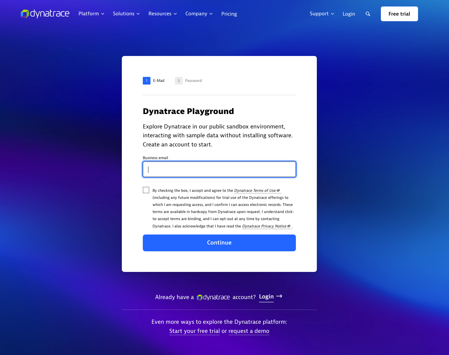 Playground Signup