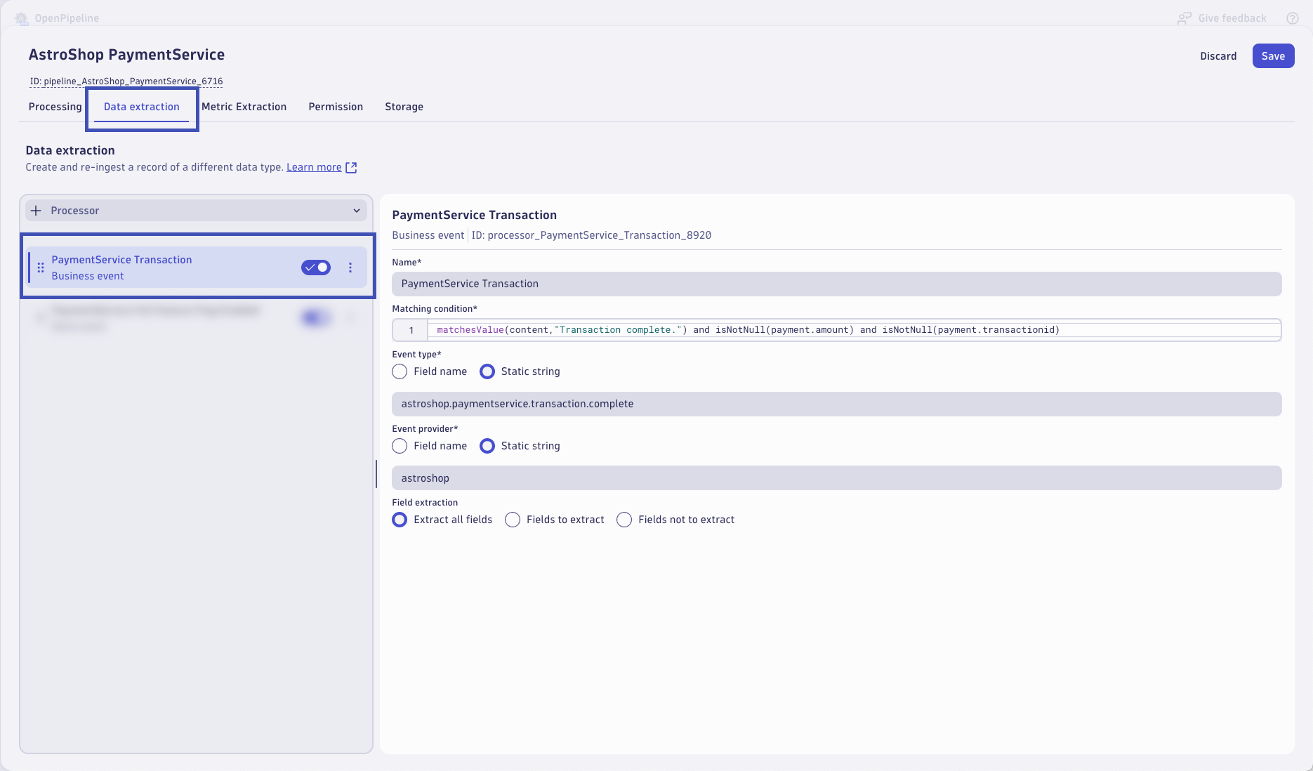 BizEvent Processor