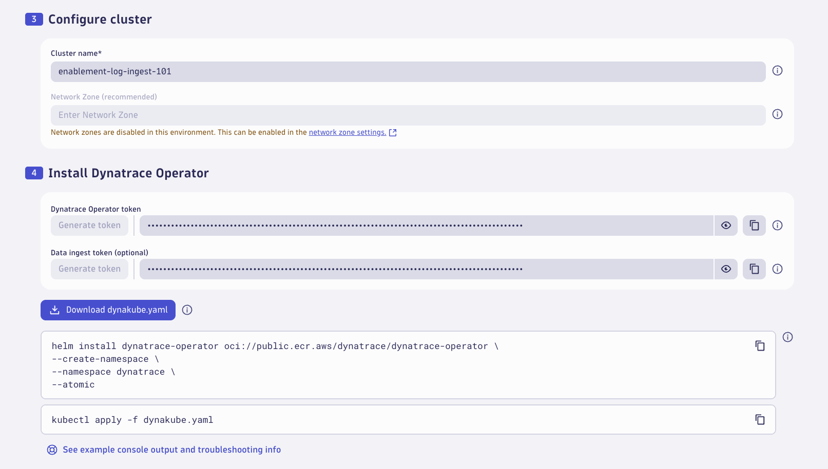Configure Cluster