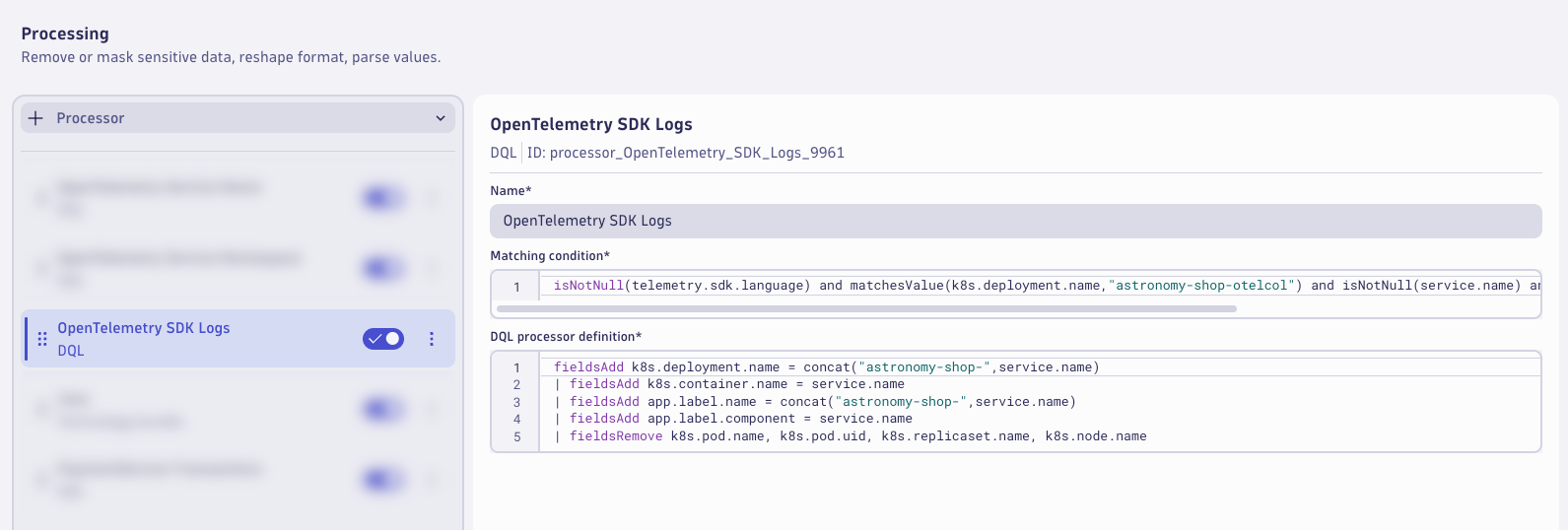 SDK Logs