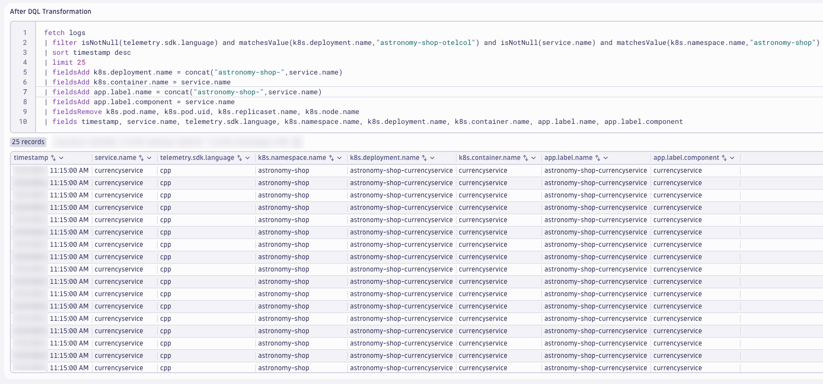 SDK Logs Post