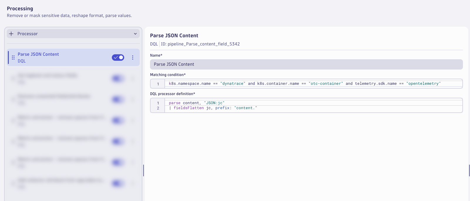 Parse JSON Content