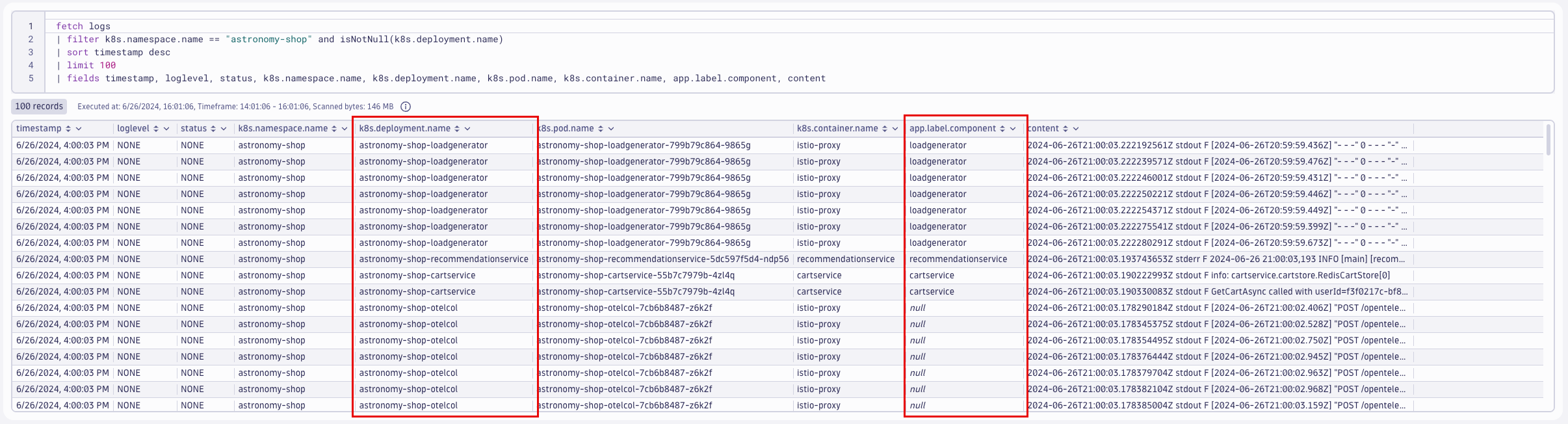 dql_k8sattributes_processor