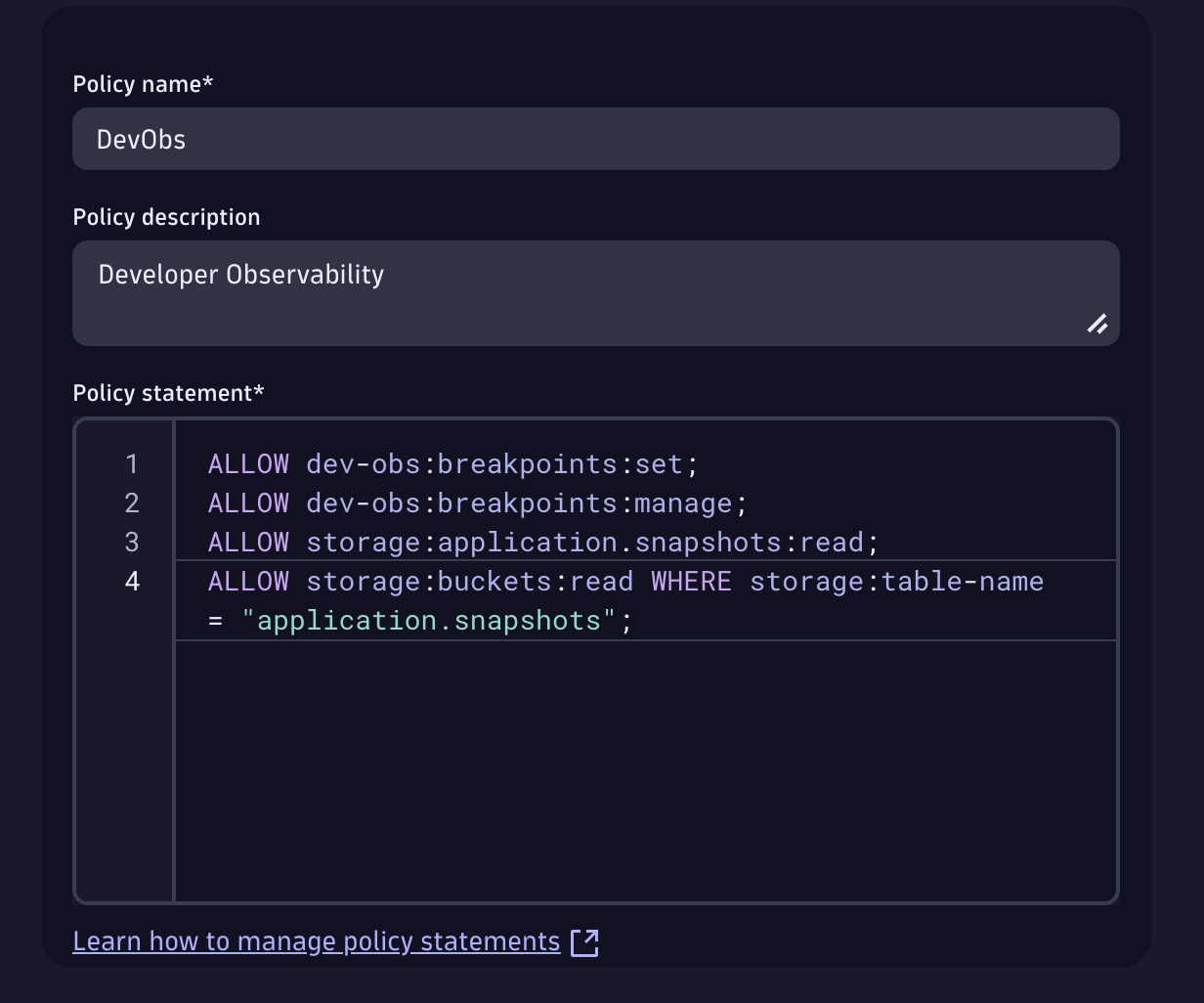 DevOps Policy