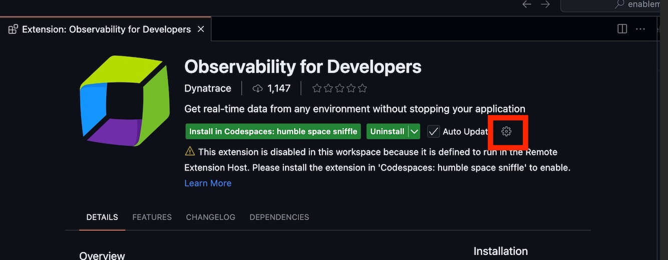 vscode menu