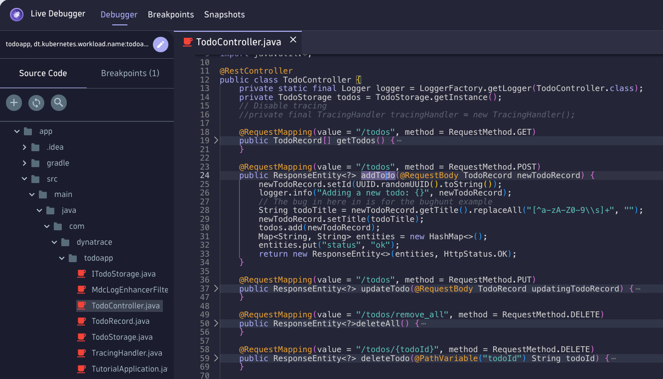 AddToDo Method Source