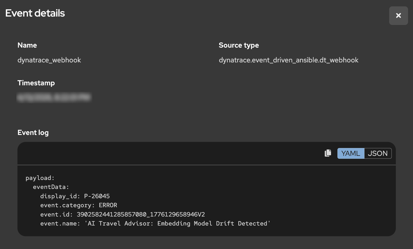 AAP Remediation Event Detail