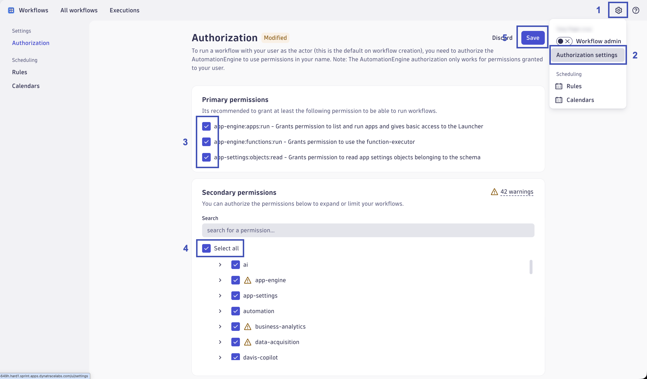 Workflow Authorization