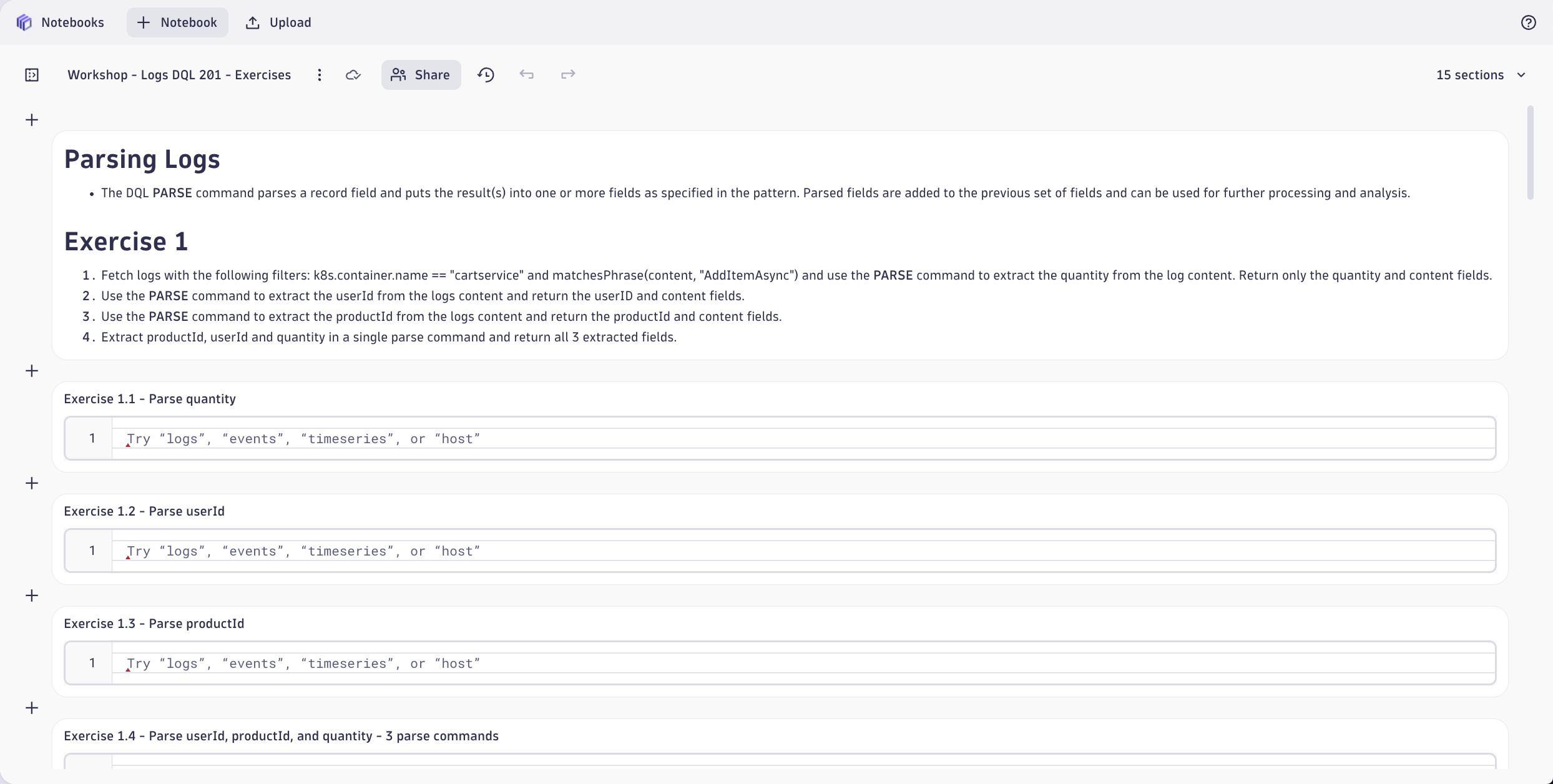 DQL 201 Exercises